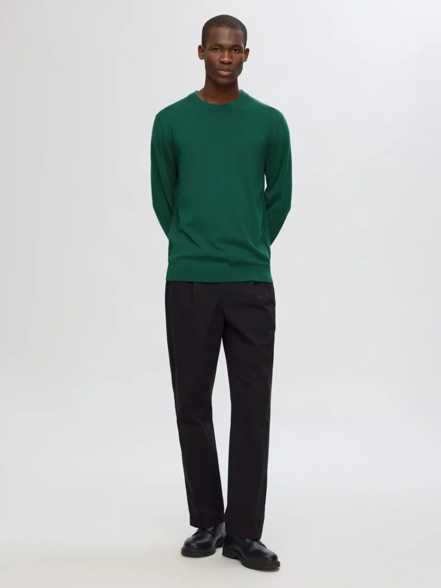 merinoull_rundringad_trj_1-7.webp SELECTED 100% MERINOULL RUNDRINGAD TRÖJA Green Outlet