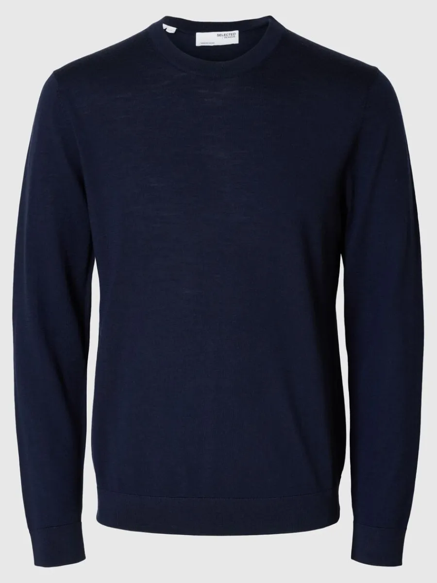 merinoull_rundringad_trj_4-4.webp SELECTED 100% MERINOULL RUNDRINGAD TRÖJA Blue Shop