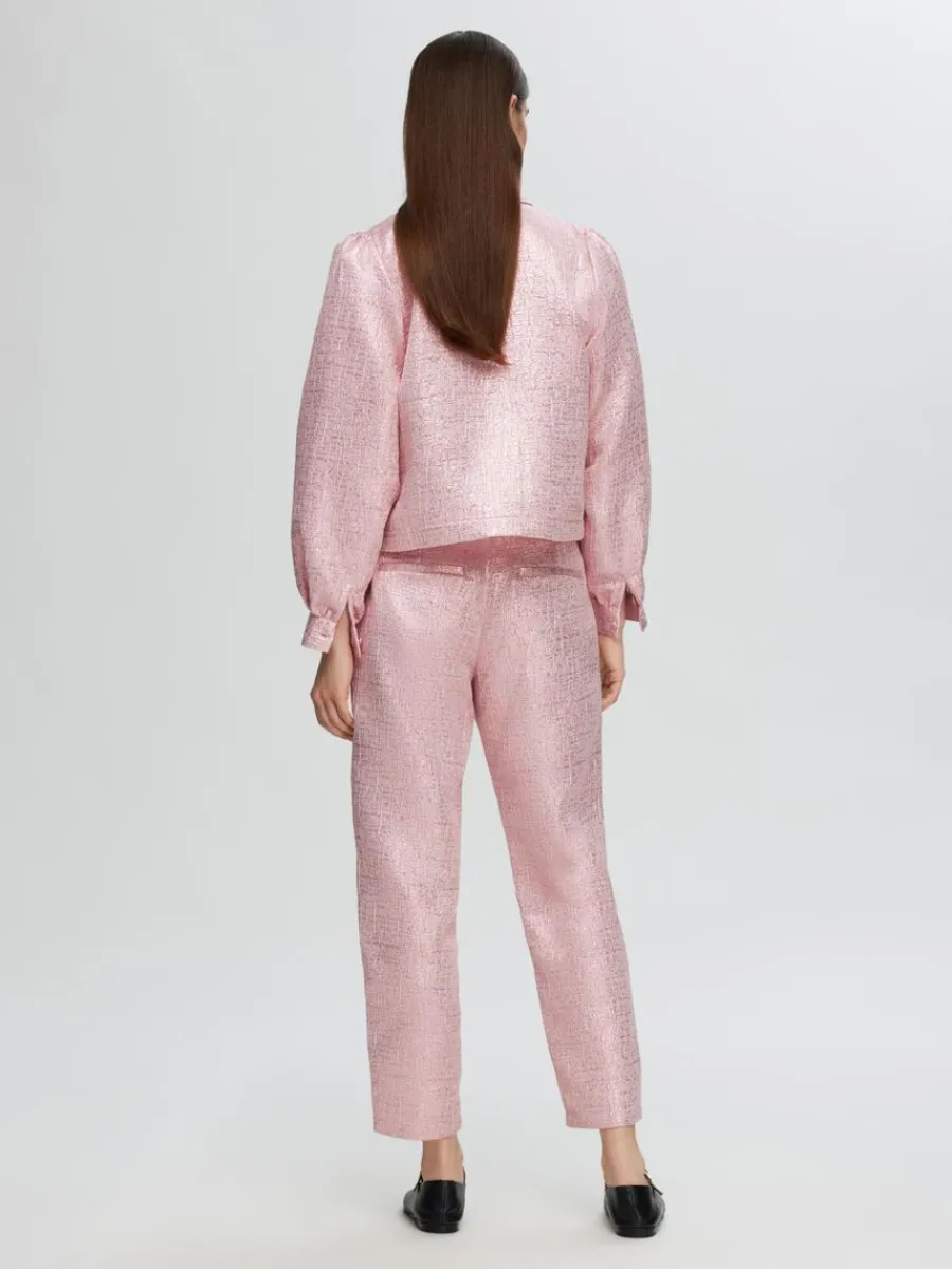 metallisk_jacquard_skjort_4.webp SELECTED METALLISK JACQUARD SKJORTA Pink Cheap