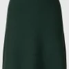 SELECTED MINILÅNG STICKAD KJOL Green Sale