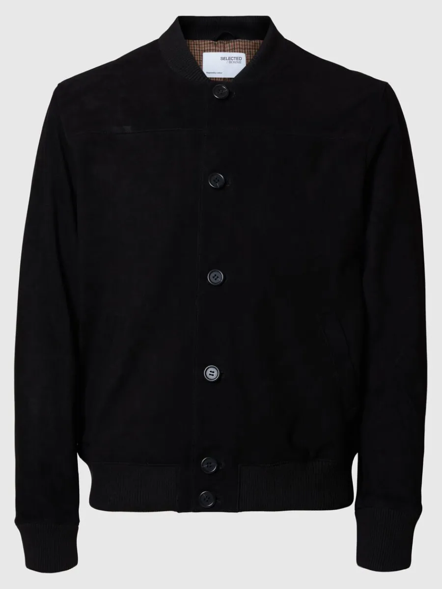mockasydd_bomberjacka_4.webp SELECTED MOCKASYDD BOMBERJACKA Black Sale