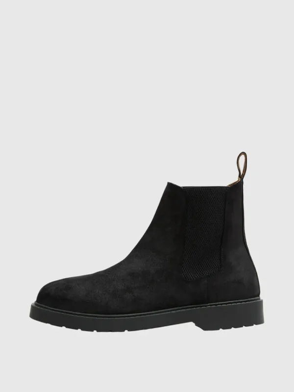 SELECTED MOCKASYDD CHELSEA-STÖVLAR Black Best Sale
