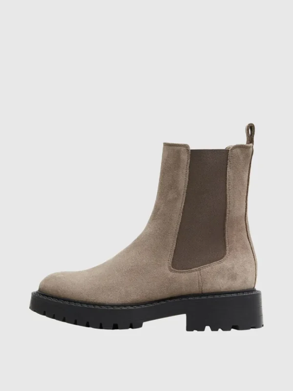 SELECTED MOCKASYDD CHELSEA-STÖVLAR Brown Cheap