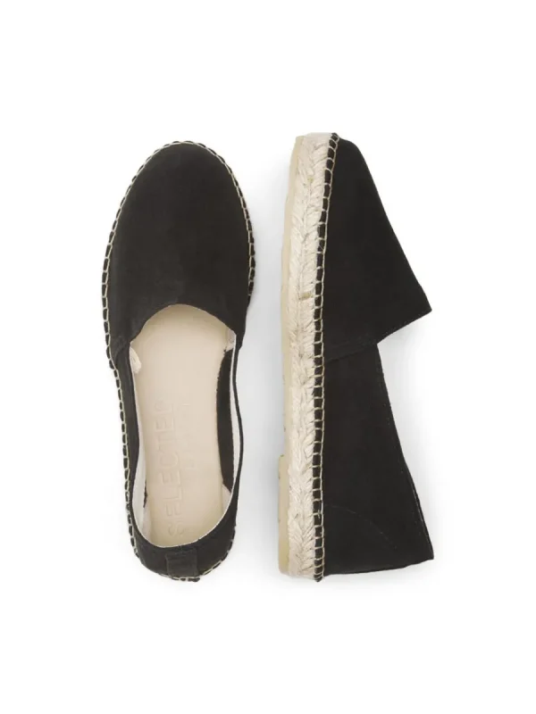 SELECTED MOCKASYDD ESPADRILLES Black Discount