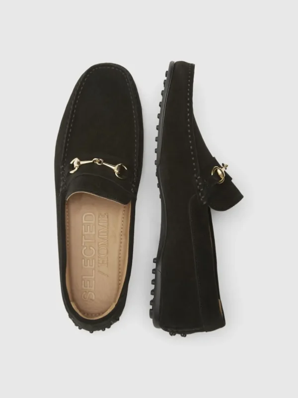 SELECTED MOCKASYDD LOAFERS MED BETSELDETALJ Black Fashion