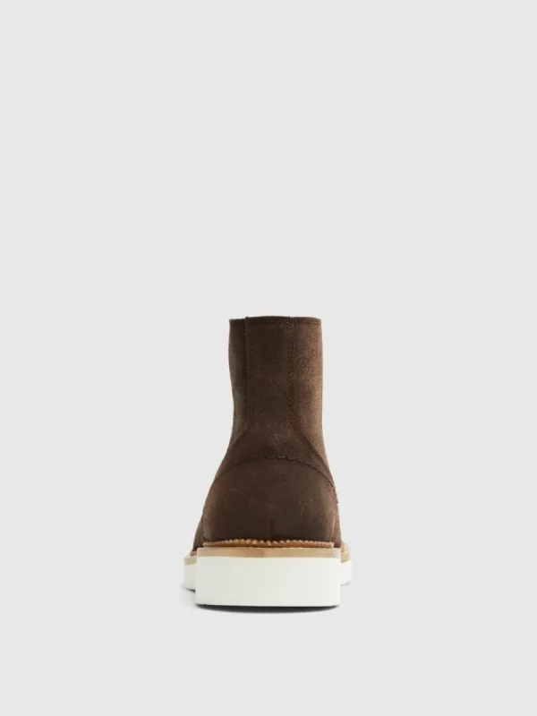 SELECTED MOCKASYDD SKOR MED SÖM RUNT TÅN Brown Best