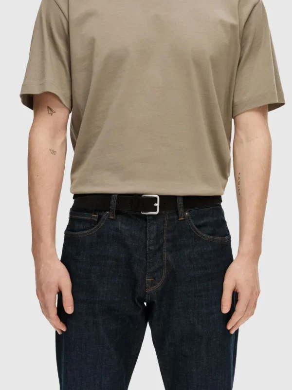 SELECTED MOCKASYDD SKÄRP Black Cheap