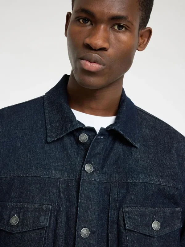 SELECTED MÖRK TVÄTT JEANSJACKA Blue Online