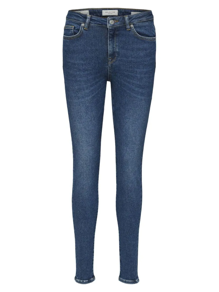mrk_tvtt_skinny_fitjeans_5.webp SELECTED MÖRK TVÄTT SKINNY FIT-JEANS Blue Online