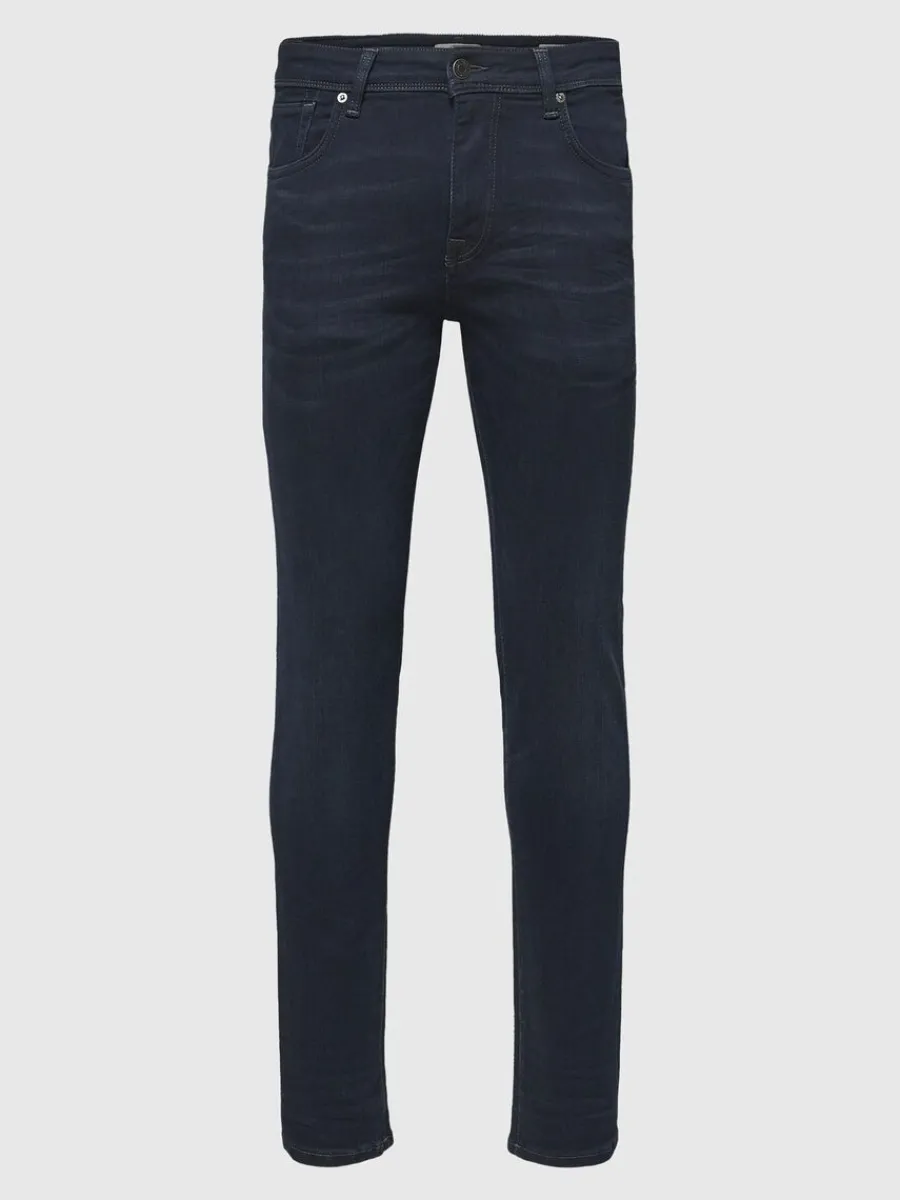 mrk_tvtt_slim_fitjeans_2.webp SELECTED MÖRK TVÄTT SLIM FIT-JEANS Blue Best