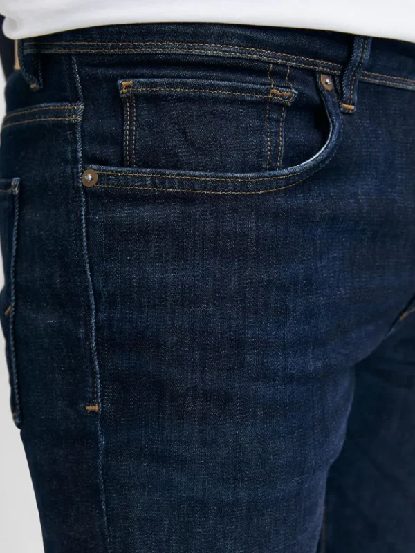 SELECTED MÖRK TVÄTT SLIM FIT-JEANS Blue Cheap