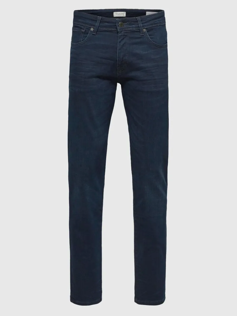 mrk_tvtt_straight_fitjean_4-1.webp SELECTED MÖRK TVÄTT STRAIGHT FIT-JEANS Blue Outlet