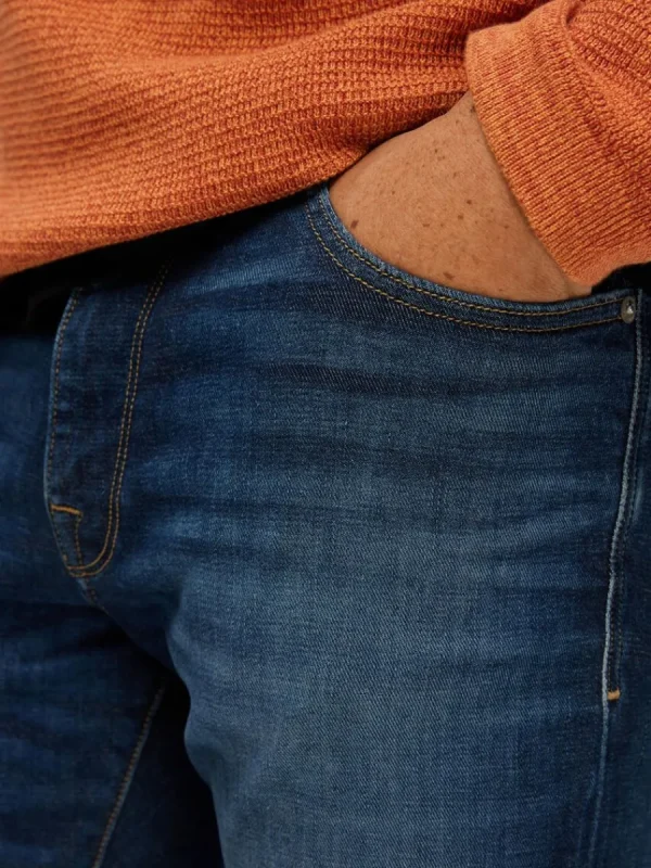 SELECTED MÖRK TVÄTT STRAIGHT FIT-JEANS Blue Outlet