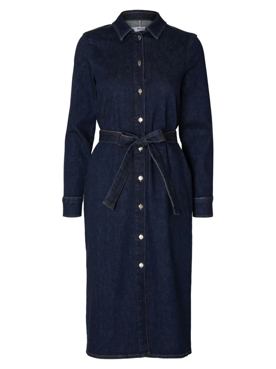 mrkbl_denim_midiklnning_5.webp SELECTED MÖRKBLÅ DENIM MIDIKLÄNNING Blue Best