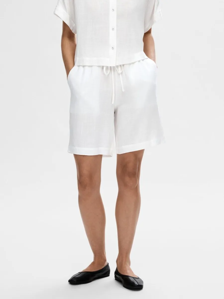 normal_midja_shorts_1-2.webp SELECTED NORMAL MIDJA SHORTS White Cheap