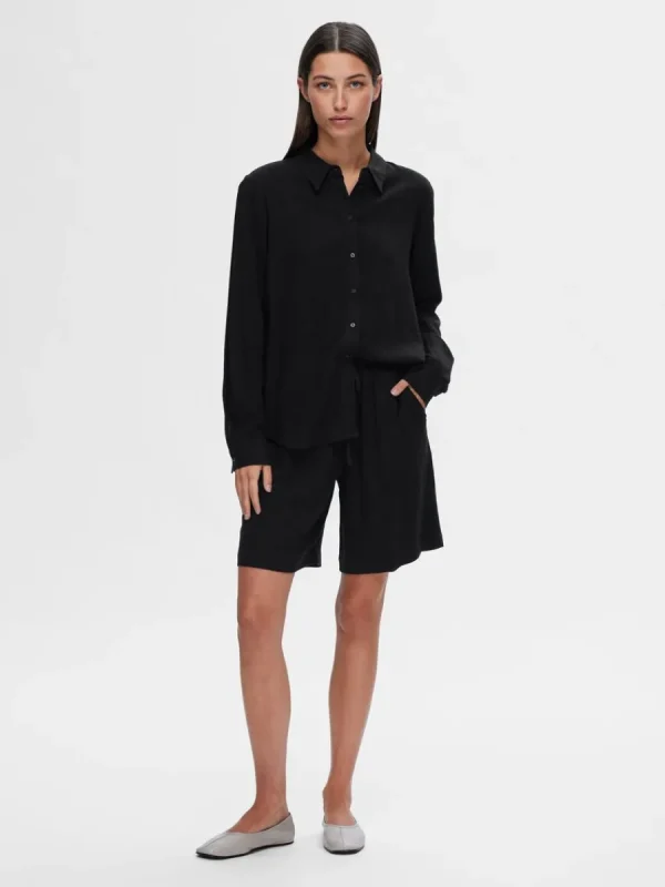 SELECTED NORMAL MIDJA SHORTS Black Store