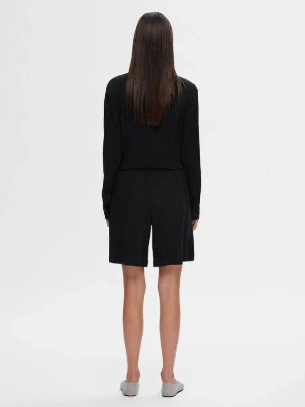 SELECTED NORMAL MIDJA SHORTS Black Store