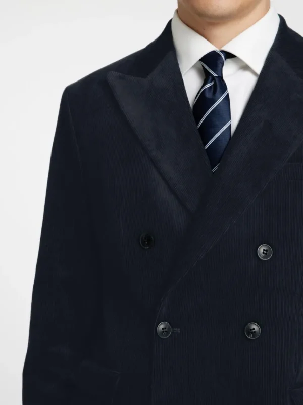 SELECTED NORMAL PASSFORM MANCHESTER DUBBELKNÄPPT KAVAJ Blue Cheap