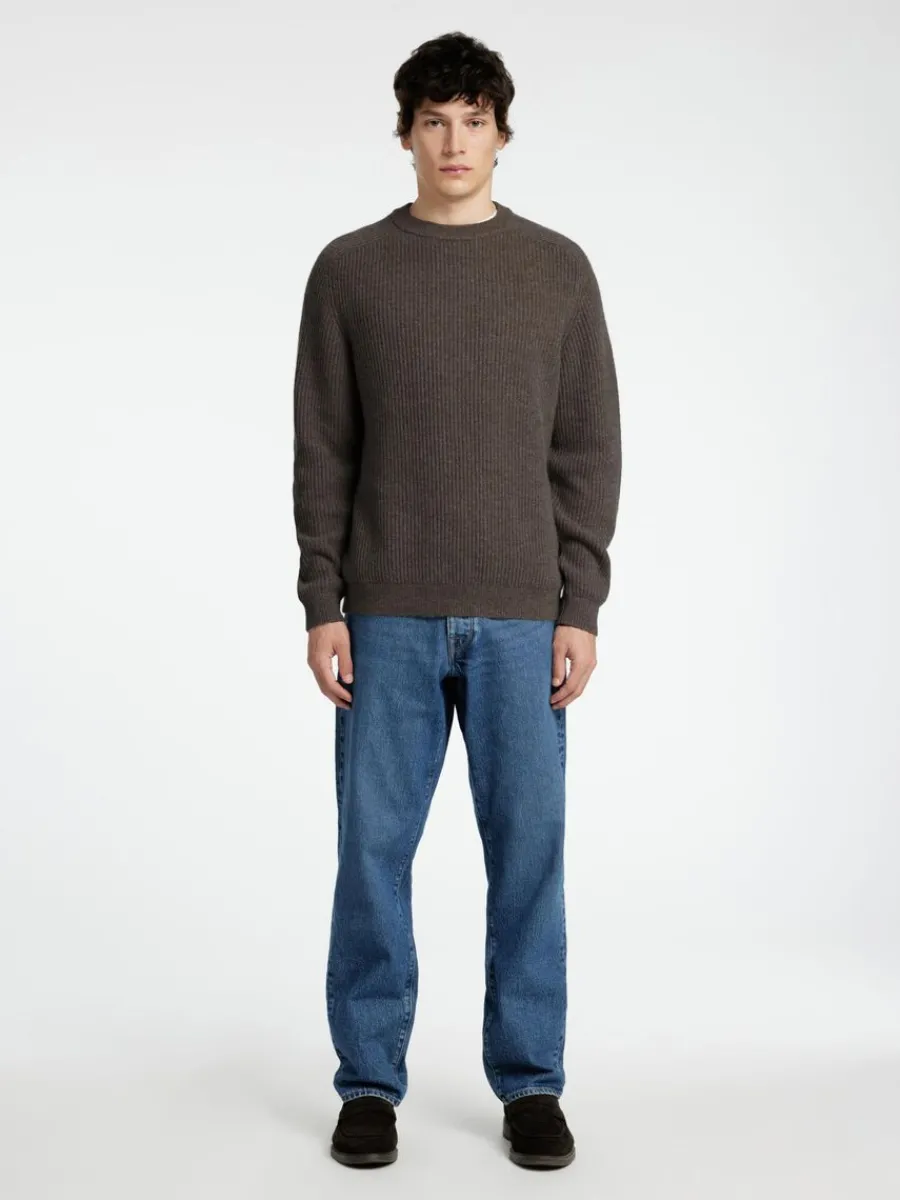 normal_passform_rundringa_1.webp SELECTED NORMAL PASSFORM RUNDRINGAD TRÖJA Brown Cheap