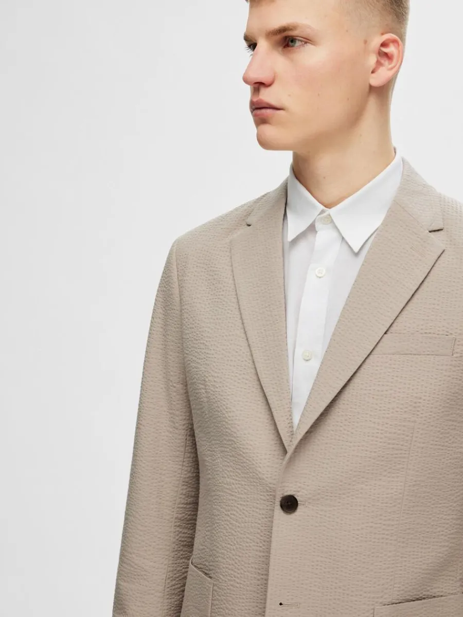 normal_passform_seersucke_3.webp SELECTED NORMAL PASSFORM SEERSUCKER KAVAJ Beige Fashion
