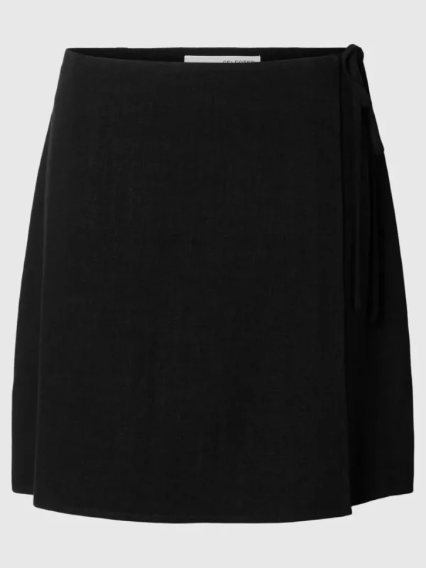 SELECTED OMLOTT MINIKJOL Black Outlet