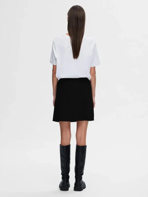 SELECTED OMLOTT MINIKJOL Black Outlet