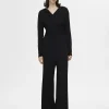 SELECTED OMLOTTSTIL JUMPSUIT Black New