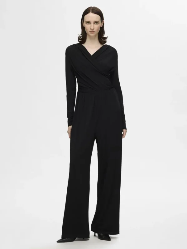 SELECTED OMLOTTSTIL JUMPSUIT Black New
