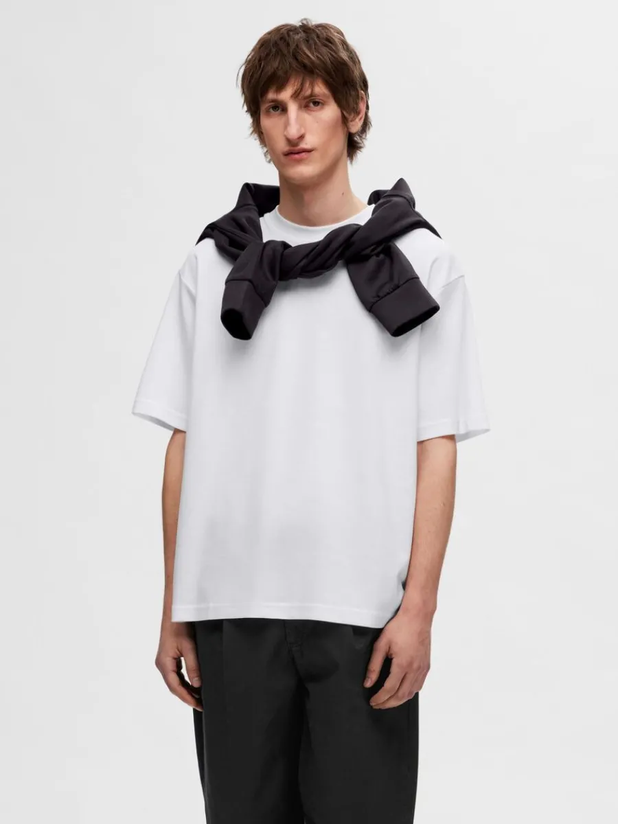 oversize_korta_rmar_tshir_0-1.webp SELECTED OVERSIZE KORTA ÄRMAR T-SHIRT White Sale