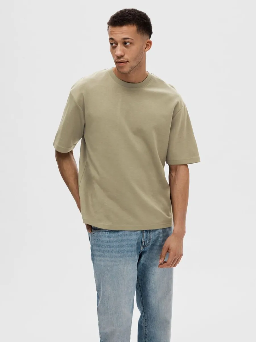 oversize_korta_rmar_tshir_0-10.webp SELECTED OVERSIZE KORTA ÄRMAR T-SHIRT Green Flash Sale