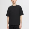 SELECTED OVERSIZE KORTA ÄRMAR T-SHIRT Black Sale