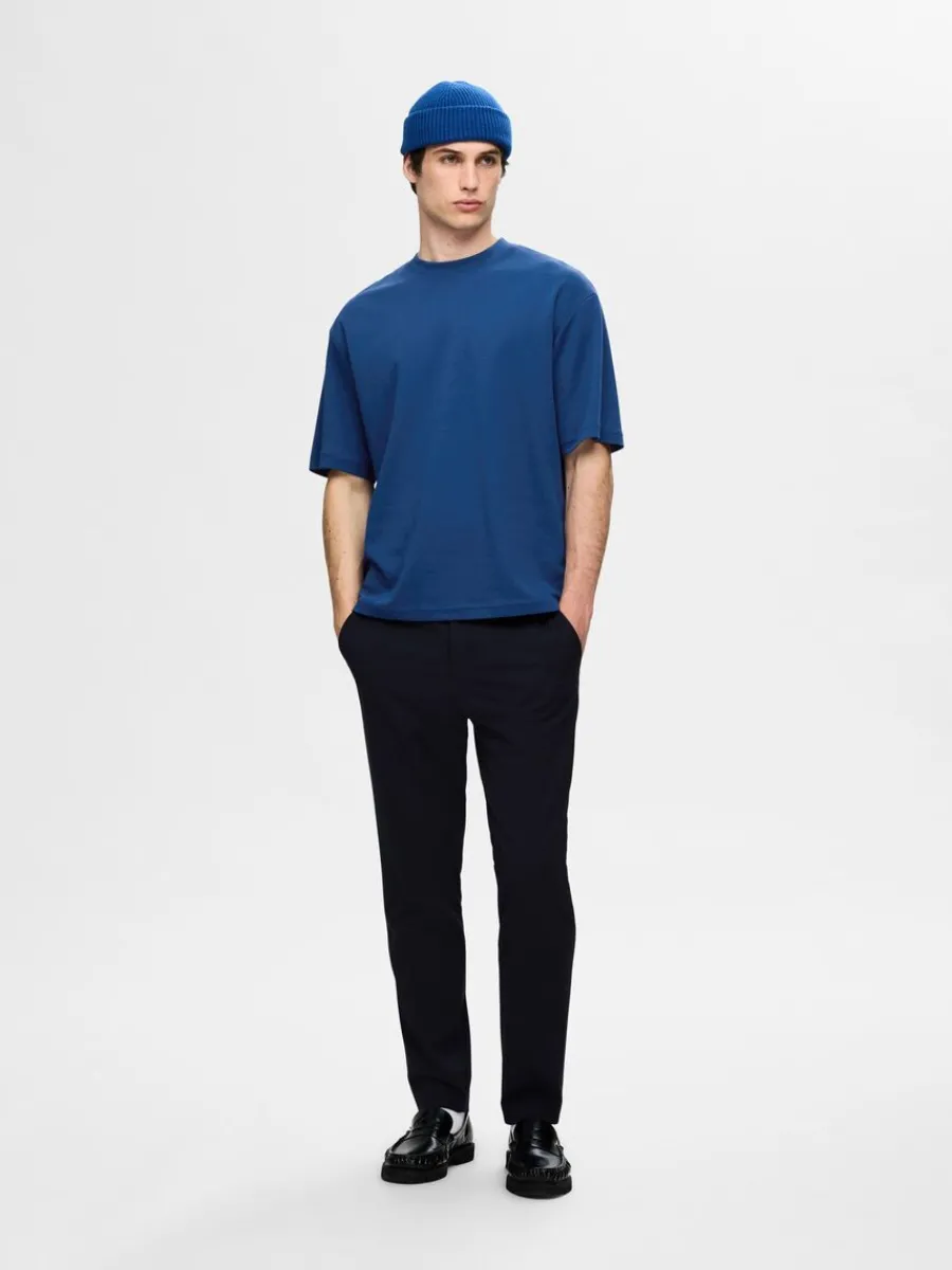 oversize_korta_rmar_tshir_1-6.webp SELECTED OVERSIZE KORTA ÄRMAR T-SHIRT Blue Sale