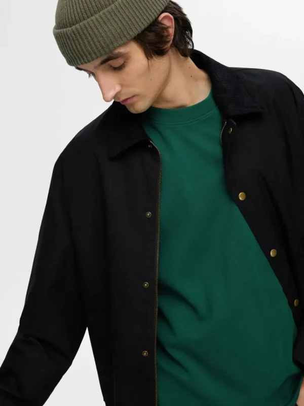 SELECTED OVERSIZE KORTA ÄRMAR T-SHIRT Green Best