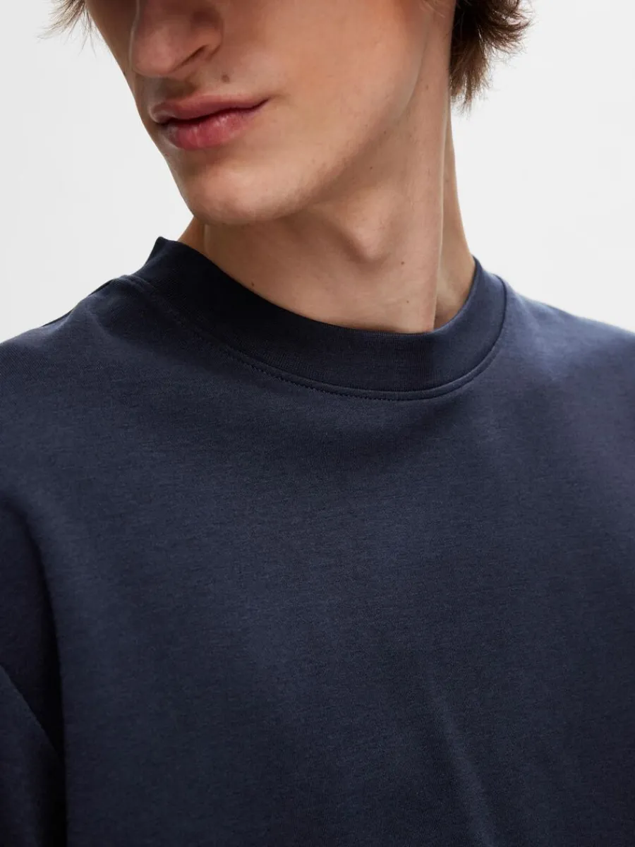 oversize_korta_rmar_tshir_3-3.webp SELECTED OVERSIZE KORTA ÄRMAR T-SHIRT Blue Cheap