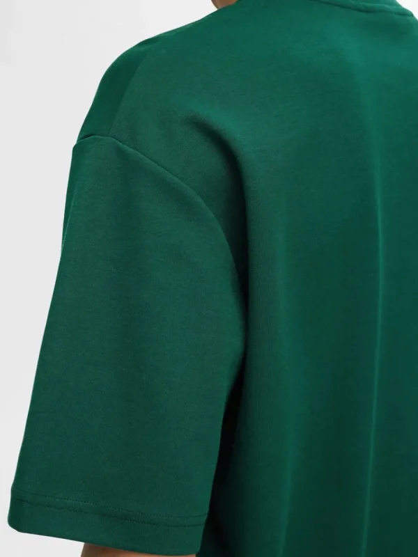 SELECTED OVERSIZE KORTA ÄRMAR T-SHIRT Green Best