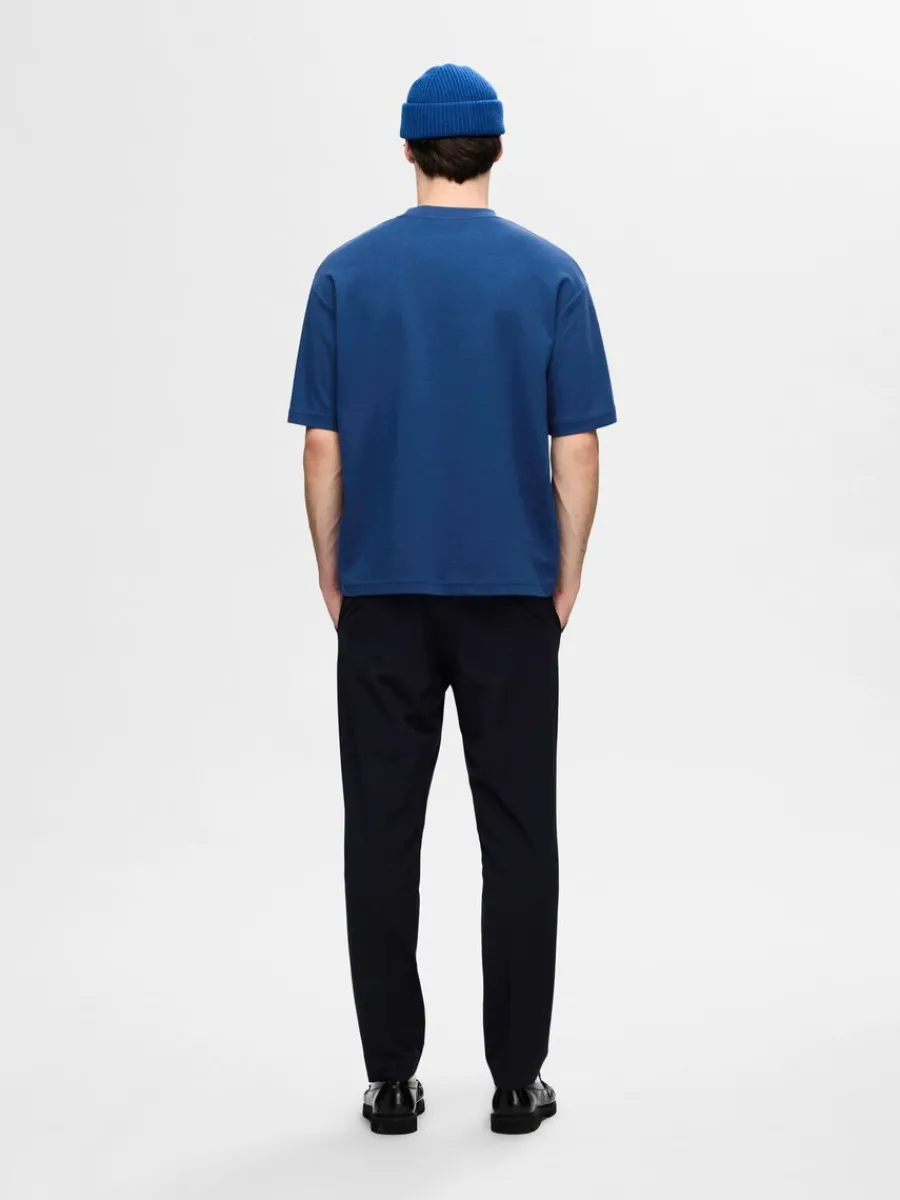 oversize_korta_rmar_tshir_4-6.webp SELECTED OVERSIZE KORTA ÄRMAR T-SHIRT Blue Sale