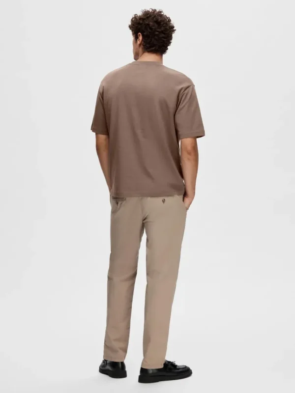 SELECTED OVERSIZE KORTA ÄRMAR T-SHIRT Brown Store