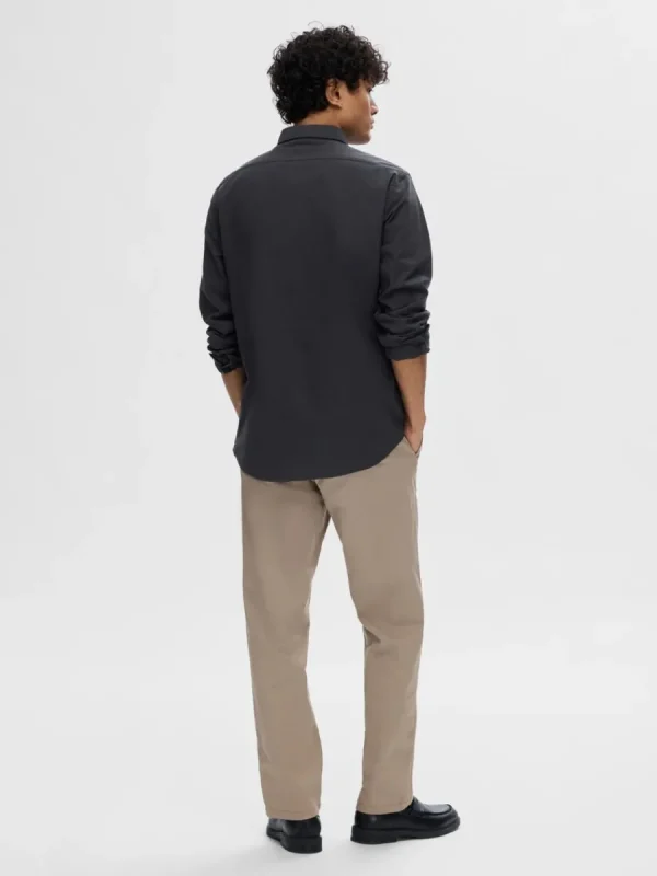 SELECTED OXFORD SKJORTA Black Clearance