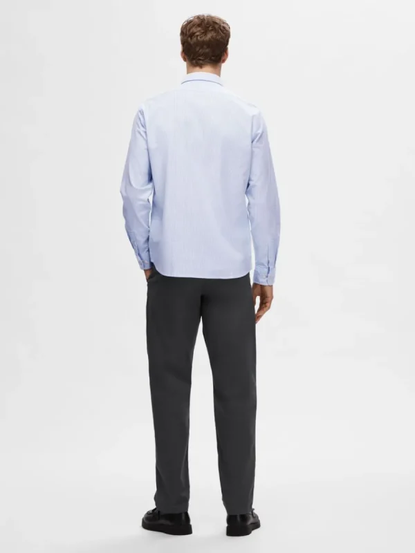 SELECTED OXFORD SKJORTA Blue Store