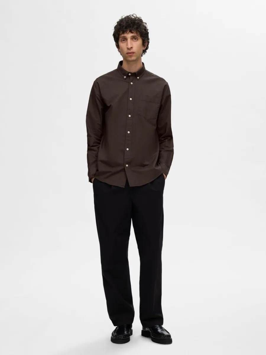 oxford_skjorta_2-1.webp SELECTED OXFORD SKJORTA Brown New