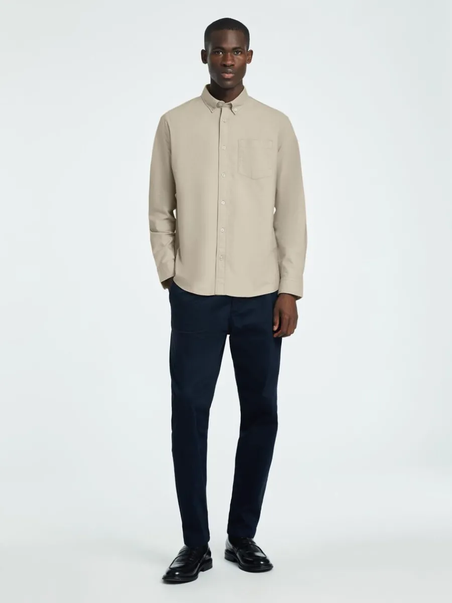 oxford_skjorta_2-2.webp SELECTED OXFORD SKJORTA Beige Clearance