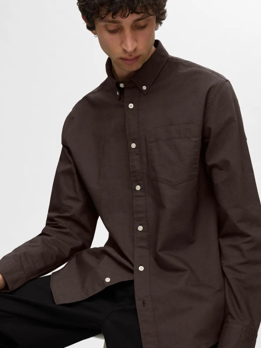 oxford_skjorta_3-1.webp SELECTED OXFORD SKJORTA Brown New
