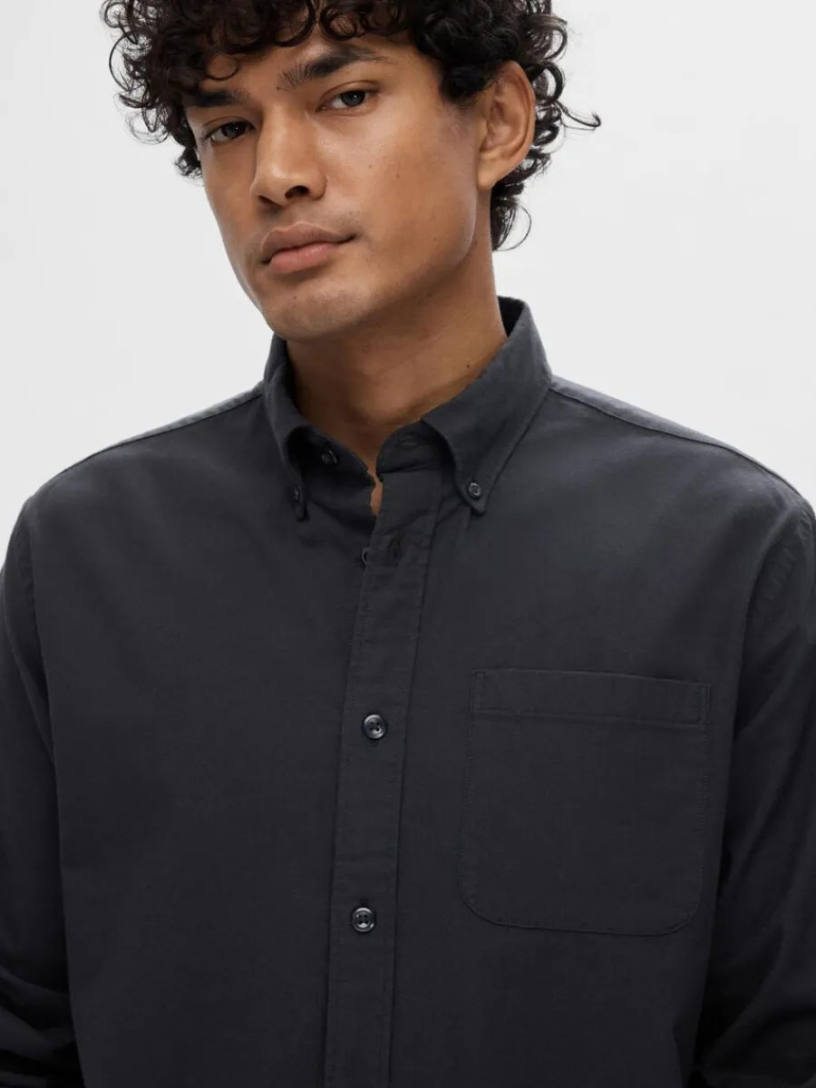 oxford_skjorta_5-5.webp SELECTED OXFORD SKJORTA Black Clearance