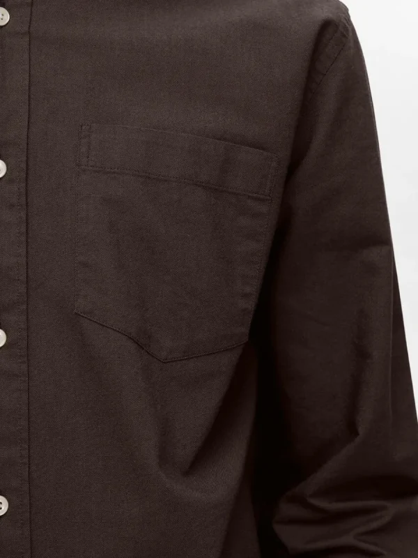 SELECTED OXFORD SKJORTA Brown New