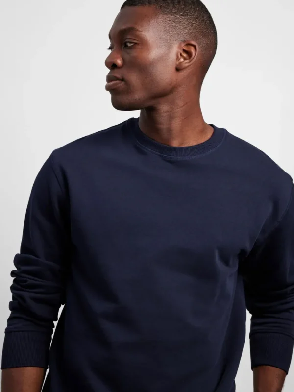 SELECTED 2-PACK BOMULL SWEATSHIRT Blue Best Sale