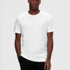 SELECTED 3-PACK BOMULL T-SHIRT White Flash Sale