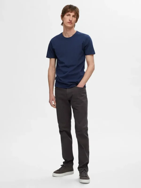 SELECTED 3-PACK BOMULL T-SHIRT Black Cheap