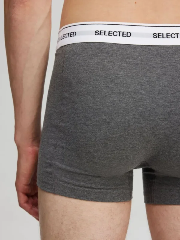 SELECTED 3-PACK KALSONGER Grey Best