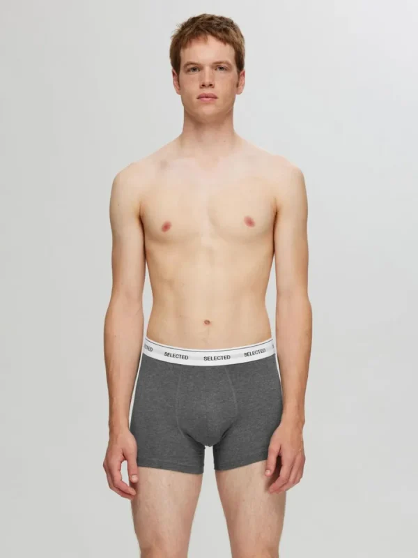 SELECTED 3-PACK KALSONGER Grey Best