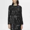 SELECTED PALJETT KORT KLÄNNING Black Flash Sale